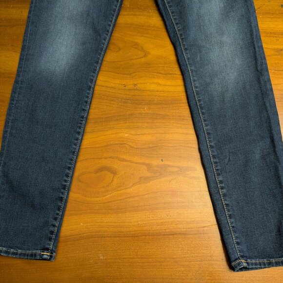 True Religion Jeans 32x28 Womens Blue Halle Mid Rise Super Skinny Dark Stretch - Picture 5 of 14